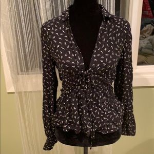 Free people low cut top